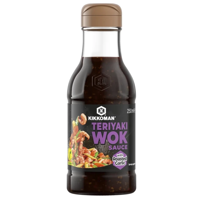 Sos Teriyaki Wos Cu Usturoi Copt Kikkoman 250Ml
